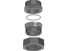 Central Plastics 'O' Ring Insulating Unions